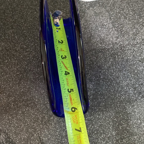 White Cristal Hand Made Italy Blue Murano Artwork - Picture 6 of 8